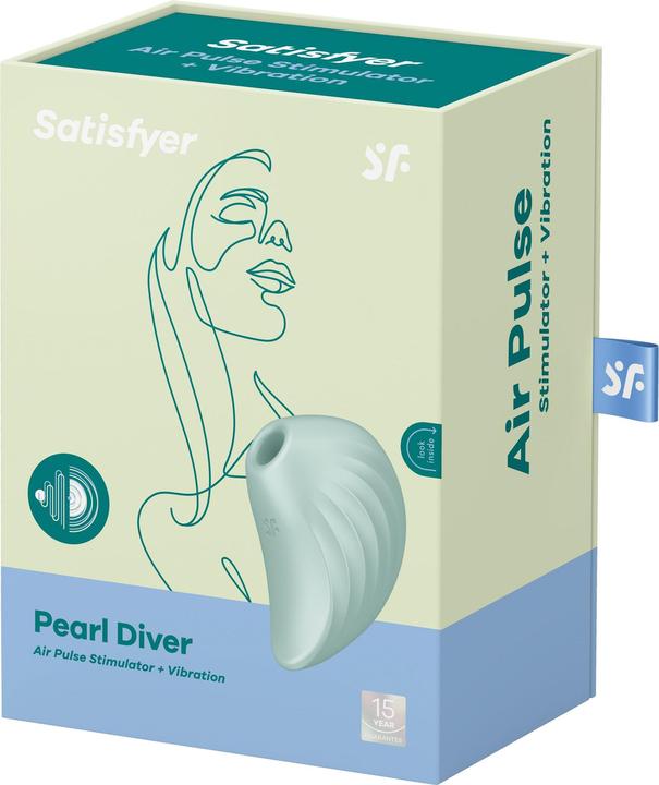Actual product image Satisfyer Pearl Diver Air Pulse Stimulator