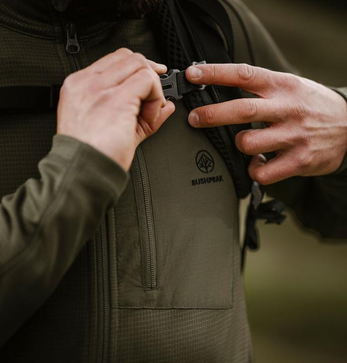 Produktbild Bushpeak Fleecejacke Midlayer - Iron Shell (XS)