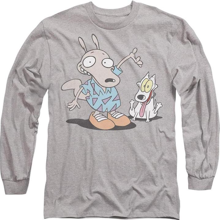 Actual product image Rocko´s Modern Life Unisex Adult Rocko & Spunky T-Shirt (L)