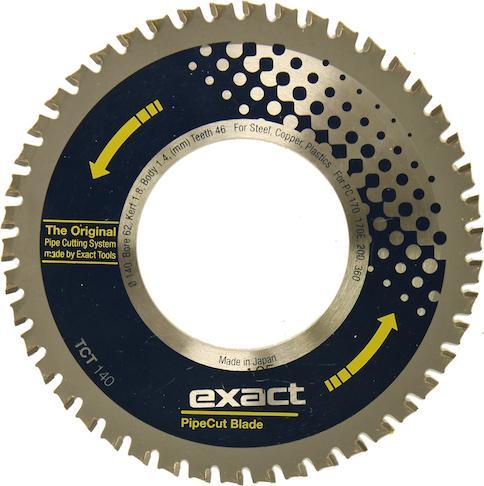 Produktbild Exact Widia-Präzisionssäge zum Schneiden von Stahl 140 mm 46z (TCT140)