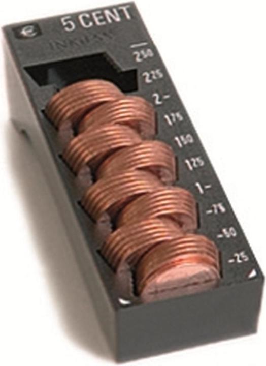 Produktbild Inkiess Einzelmünzbehälter Minikord 5 Euro-Cent schwarz