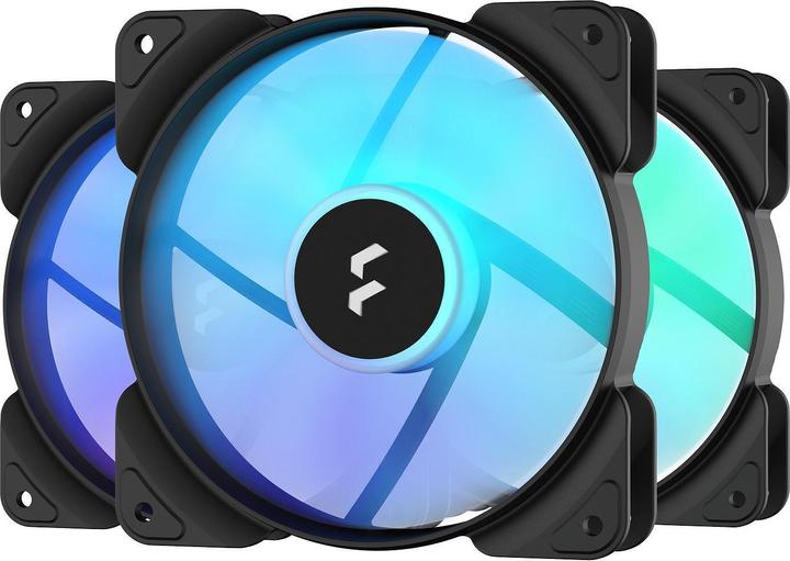 Actual product image Fractal Aspect 12 RGB (120 mm, 3 x)