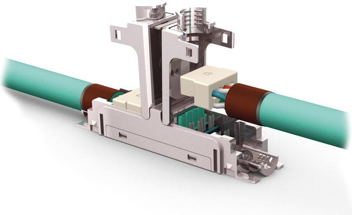 Produktbild ZVK EasyLan fixLink Extender Kat.6A (Class EA) ISO/IEC, geschirmt (Netzwerk Kupplung)