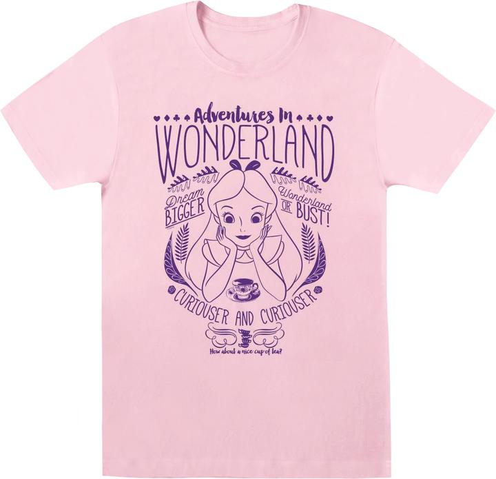 Immagine prodotto Disney Alice In Wonderland Adventures In Wonderland Maglietta Ampia Donna (S)