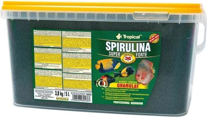 Image du produit Tropical Super Spirulina Forte granulés 5 litres (5000 ml)