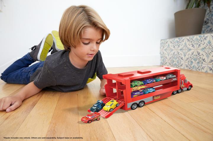 Actual product image Disney Cars Mack Mini Racers Hauler