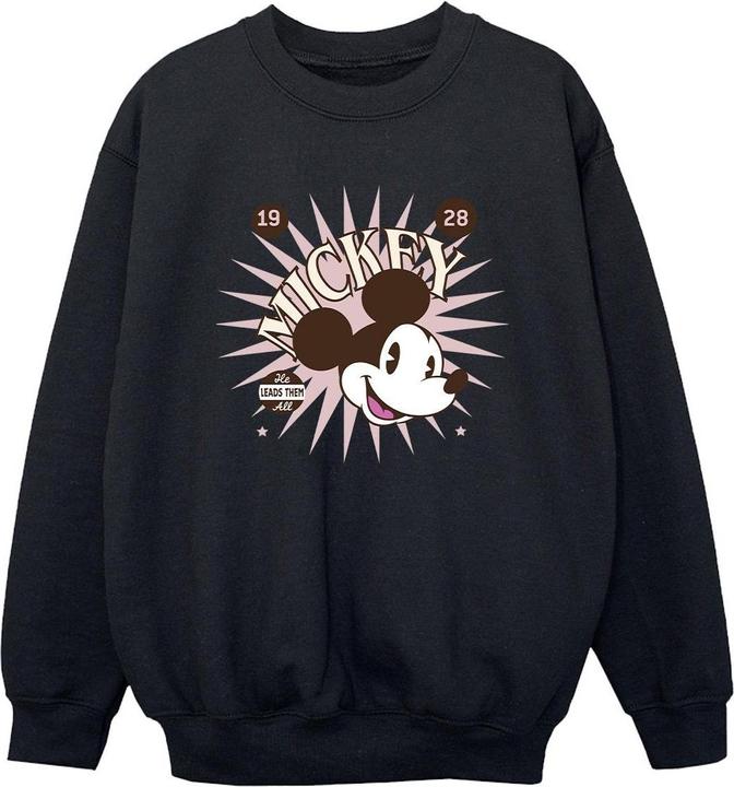 Image du produit Disney - Sweat MICKEY MOUSE VINTAGE LEADS THEM ALL - Garçon (152, 158)