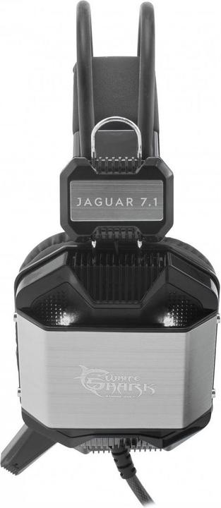 Actual product image White Shark Headset GH-1646 Jaguar-7.1 Black/Silver (Cable)