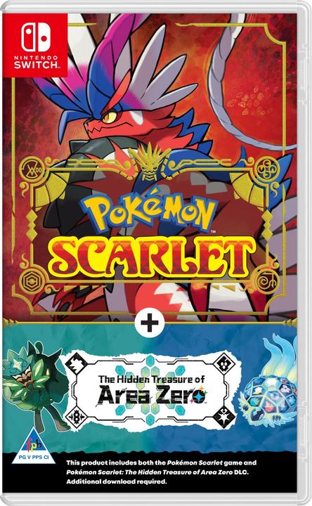 Produktbild Nintendo Pokémon Scarlet + The Hidden Treasure of Area Zero (Switch, Switch Lite, Switch OLED, EN)