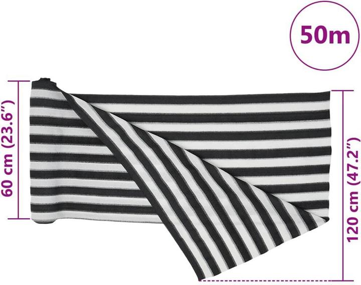 Image du produit VidaXL Zaunblende HDPE 75 g/m² (5000 cm)