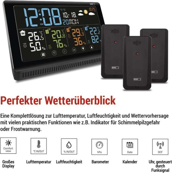 Image du produit Emos Drahtlose Wetterstation E8614