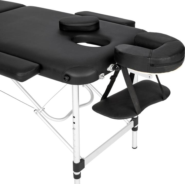 Actual product image tectake Massage table 3 zone with carry back and bolsters