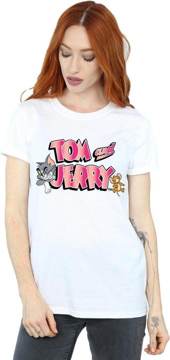 Immagine prodotto Tom & Jerry Gradient Logo Maglietta Ampia Donna (XXL)