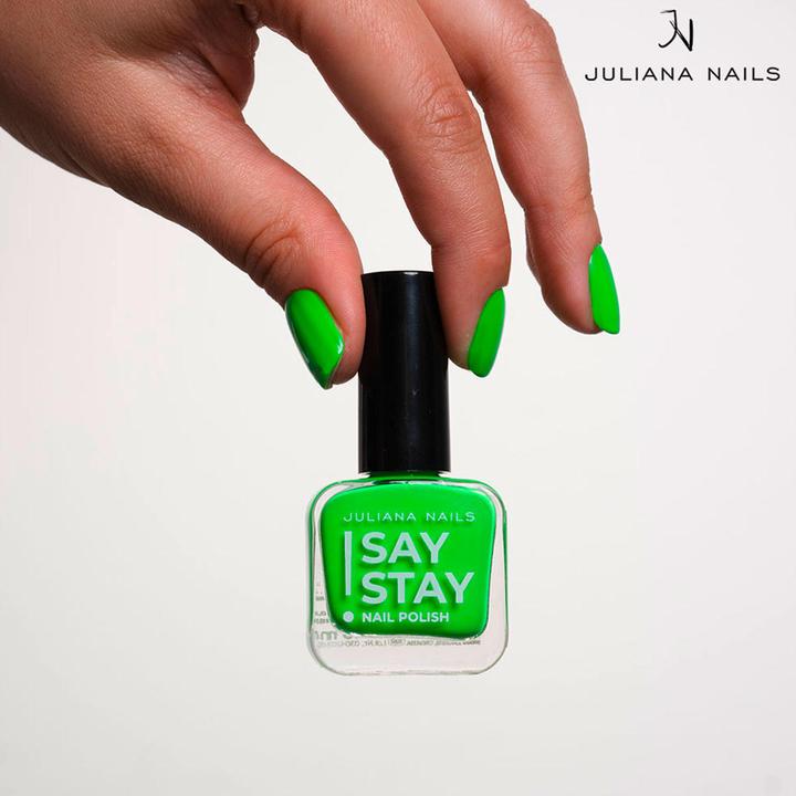 Produktbild Juliana Nails Say Stay! Nail Polish Neon Hashtag Green (Neon Hashtag Green, Farblack)