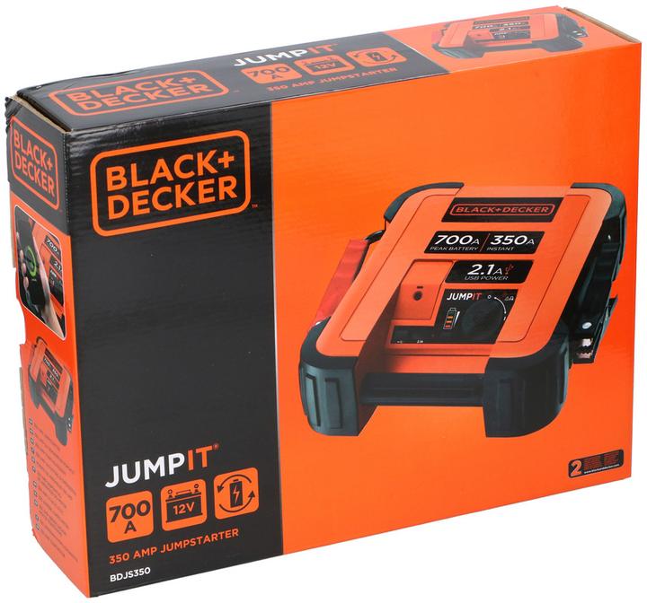 Black & Decker Aide au démarrage immédiat 350 A (350 A, 9000 mAh)