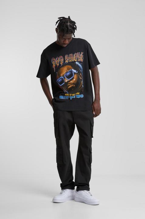 Immagine prodotto Mister Tee Maglietta oversize Pop Smoke Meet the woo - 18453 (M)