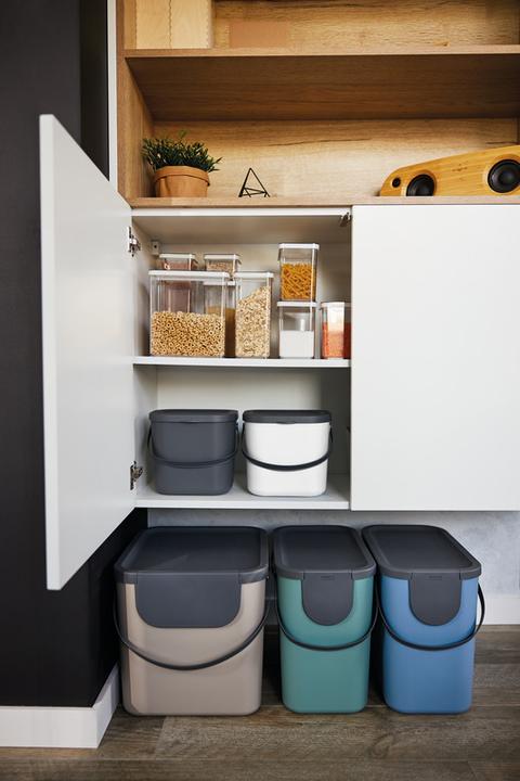 Actual product image Rotho Albula recycling bin 40 l, anthracite (40 l)