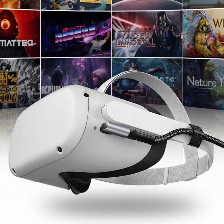 Actual product image Hermex Oculus Quest 1 + 2 Data Cable 5m VR Glasses Cable VR Headset
