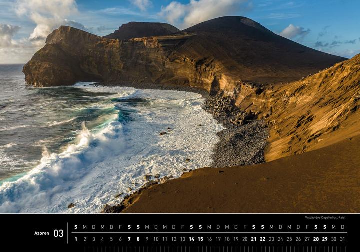 Produktbild Azoren Premiumkalender 2026 (50 x 35 cm, Harter Einband, Deutsch)