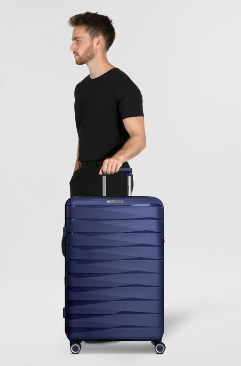 Image du produit Franky London 4 rollers Trolley L 74 cm with extensible folding (91 l, XL (à partir de 115l))