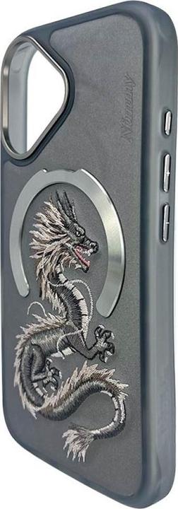 Actual product image Nimmy Dragon MagSafe case for iPhone 16 grey (Apple iPhone 16)