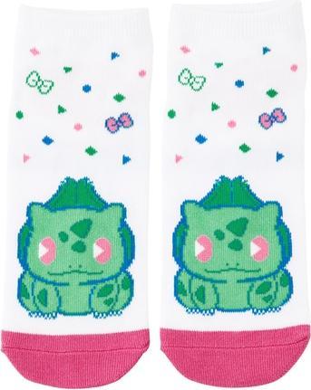 Actual product image Pokémon Psyco Soda Refresh Bulbasaur socks (23-25cm) (36 - 42)