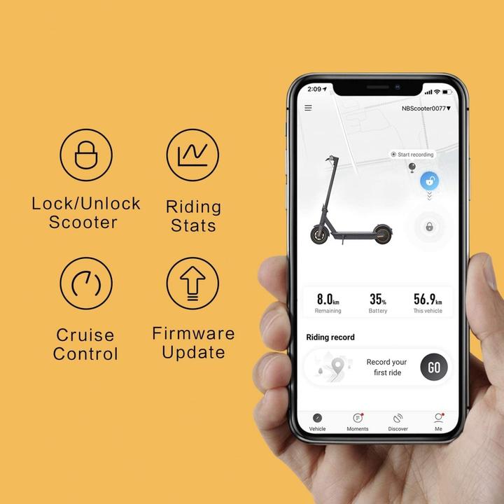 Image du produit Segway-Ninebot Max G30P (30 km/h, 65 km, 350 W)