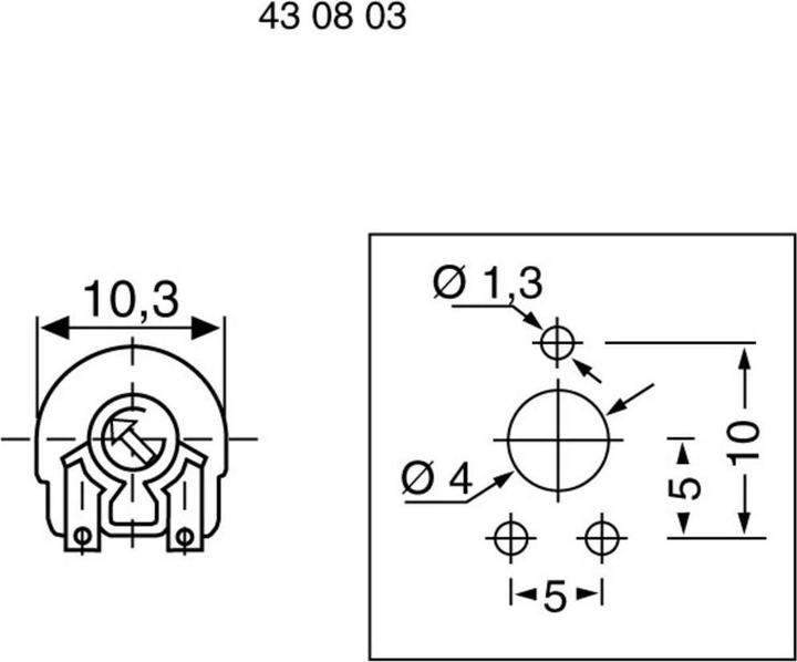 Produktbild H-Tronic Präzisions-Dämmerungsschalter Bausatz 12 (Potentiometer)