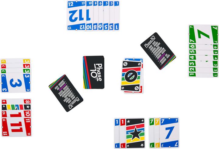 Energy Label Mattel Games Phase 10 (German, English, French, Italian)