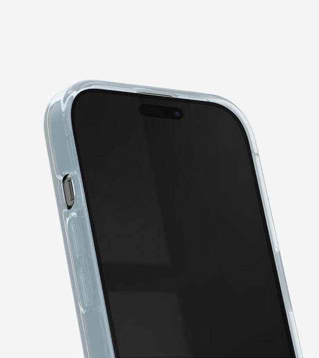 Actual product image iDeal Of Sweden iPhone 15 Pro Clear Case, Mirror Sky Blue (Apple iPhone 15 Pro)