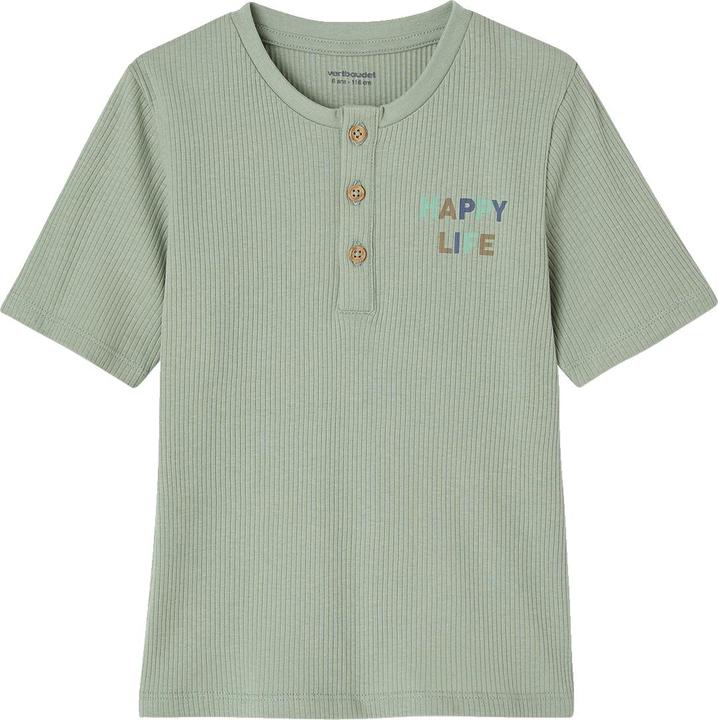 Produktbild Vertbaudet 2er-Set Jungen Schlafanzüge mit HAPPY-Print und Recycling-Baumwolle (104)