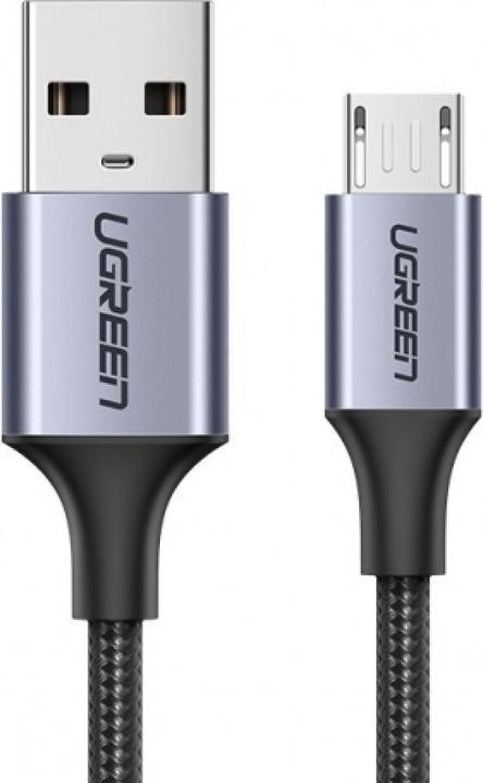 Actual product image Ugreen MicroUSB nylon stable (0.25 m, USB 2.0)