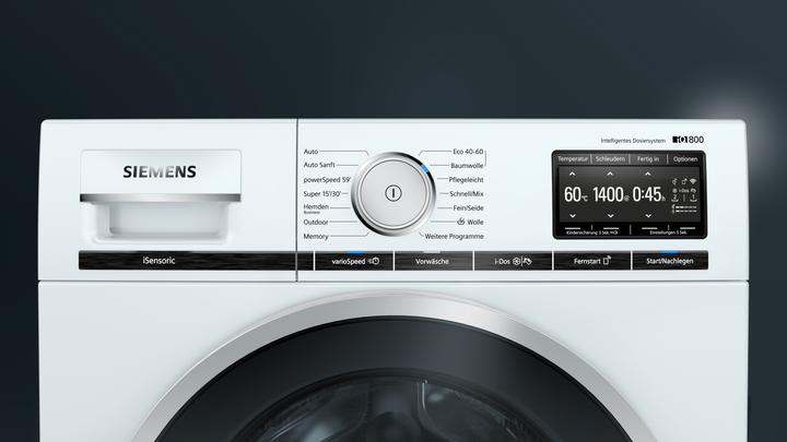 Produktbild Siemens iQ800 WM14VE43 Waschmaschine Freistehend Frontlader A (9 kg, Links)