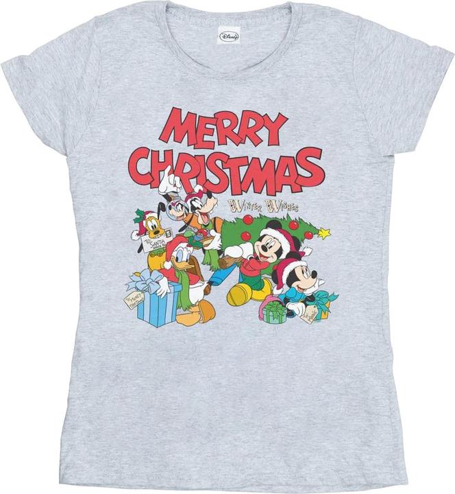 Image du produit Disney - T-shirt MICKEY AND FRIENDS WINTER WISHES - Femme (M)