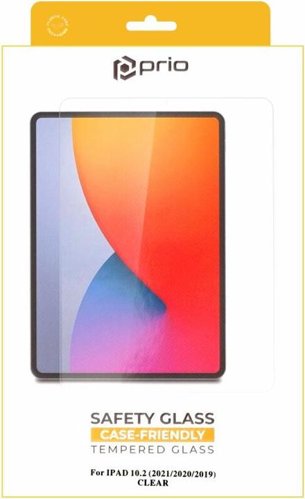 Image du produit prio Protection d'écran en verre trempé pour iPad 10.2 (2021/2020/2019) clair (1 pièce(s), iPad 2020 (8. Gen), iPad 2021 (9e génération))