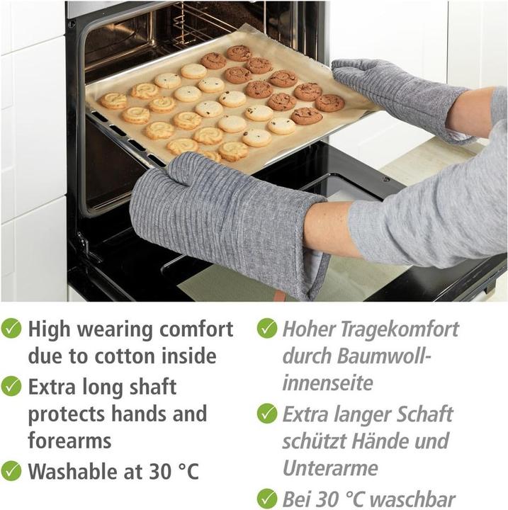 Immagine prodotto Wenko Guanto da cucina Ada Stripes (Silicone, Cotone, Poliestere, Viscosa)