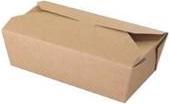 Actual product image MultiLine Takeaway aeske 1000 ml 185/167x103/90x58 mm carton Brun OMPAK 10 pk x 25 pcs/krt,10 pk x 25 pcs/krt