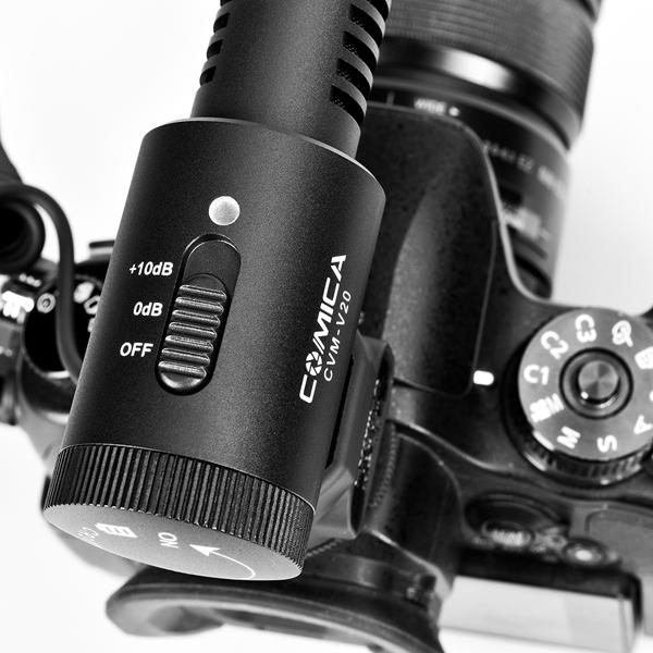 Produktbild Comica Cardioid Polar Pattern Condenser Shotgun Video Microphone