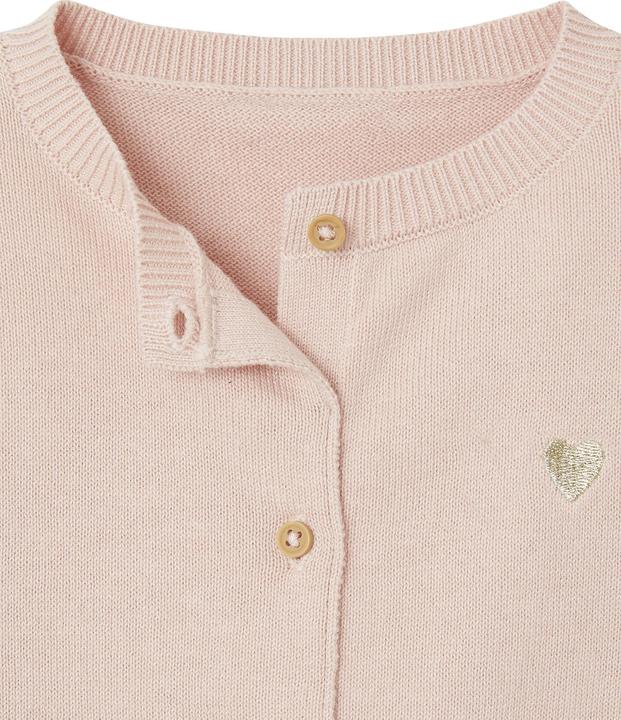Produktbild Vertbaudet Baby Cardigan mit Herzstickerei BASIC Oeko-Tex (62)