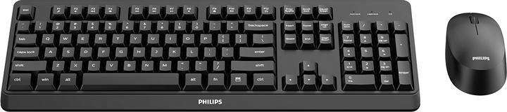 Produktbild Philips 3000 series SPT6307BL/00 keyboard Mouse included RF Wireless Black (Eng. Int., Kabellos)
