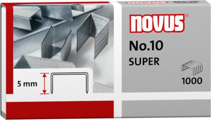 Immagine prodotto Novus Punti metallici Utilizzo del prodotto: Cucitrici, pinze per graffare Designazione del tipo di (20 lamelle)