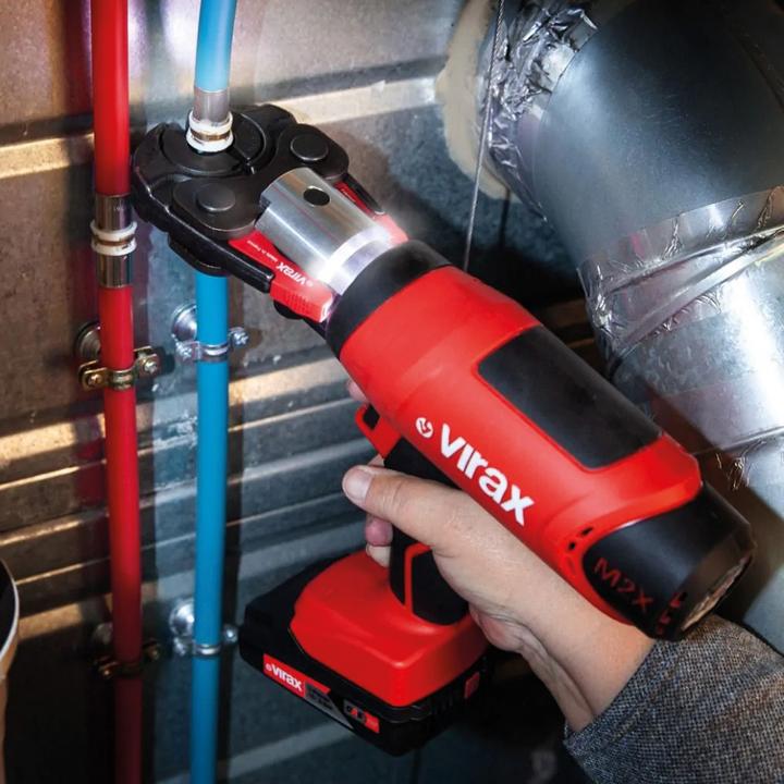 Image du produit Virax L2X Mutternzange + TH 16-20-26 +2 Akkus (330 mm)