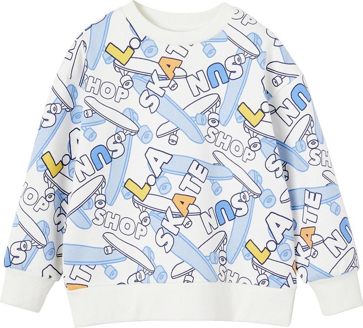 Actual product image Vertbaudet Jungen Sweatshirt mit Skater-Print und Recycling-Polyester (158)