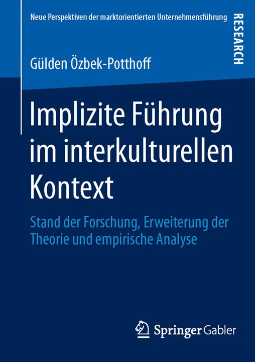 Produktbild Implizite Führung im interkulturellen Kontext (Gülden Özbek-Potthoff, 2013)
