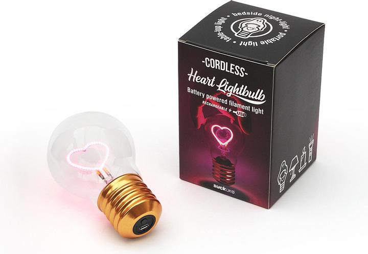 Produktbild Suck UK Glühbirne Herz