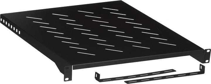 Actual product image Lanberg 19 " fixed bottom 1U Rack-483x500mm black