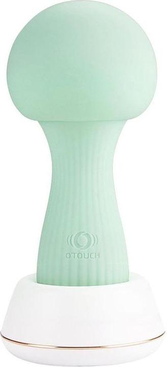 Actual product image Otouch Mushroom Silicone Wand Vibrator - Teal