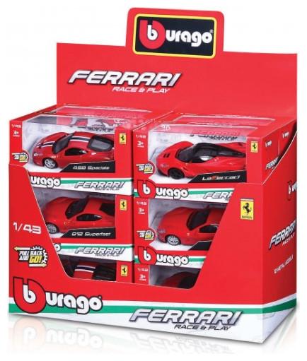 Immagine prodotto Bburago 1:43 Ferrari Race&Play motorizzata Asst.