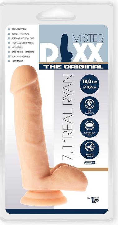 Actual product image Dreamtoys Dream Toys Mr Dixx Dildos Flesh 18 cm
