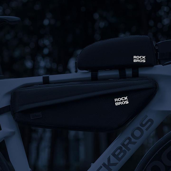 Produktbild Rockbros Bike Bag for Frame Under Top Tube 2.9l - Black (2.90 l, Rahmentasche)